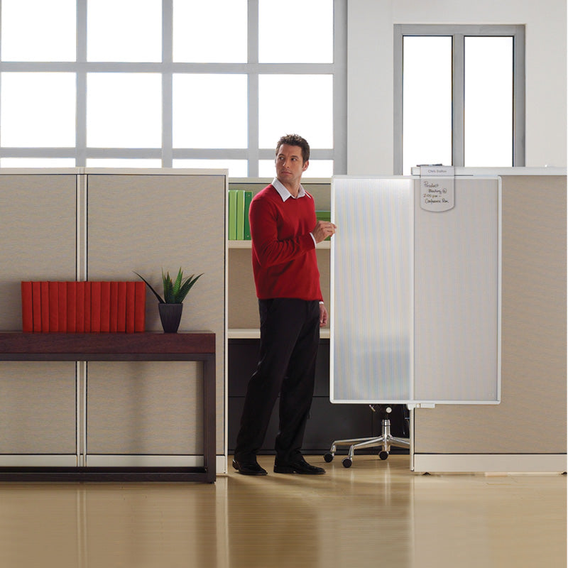 Partial-Length Workstation Privacy Screen | Ultimate Office