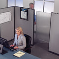 Partial-Length Workstation Privacy Screen