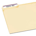 Permanent File Folder Labels w/ TrueBlock, 2/3" x 3 7/16"