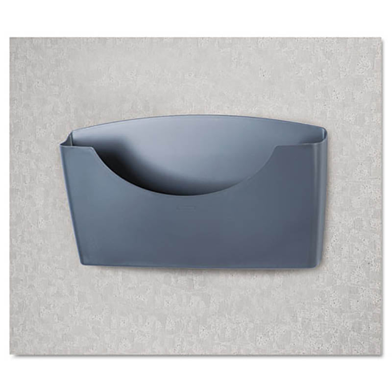 Pllastic Partition File Pocket, Graphite | Ultimate Office