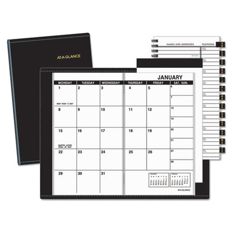 AT-A-GLANCE® Pocket Size Monthly Planner Refill