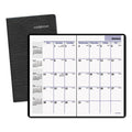 Pocket-Sized Monthly Planner, 3 5/8" X 6 1/16", Black, 2025