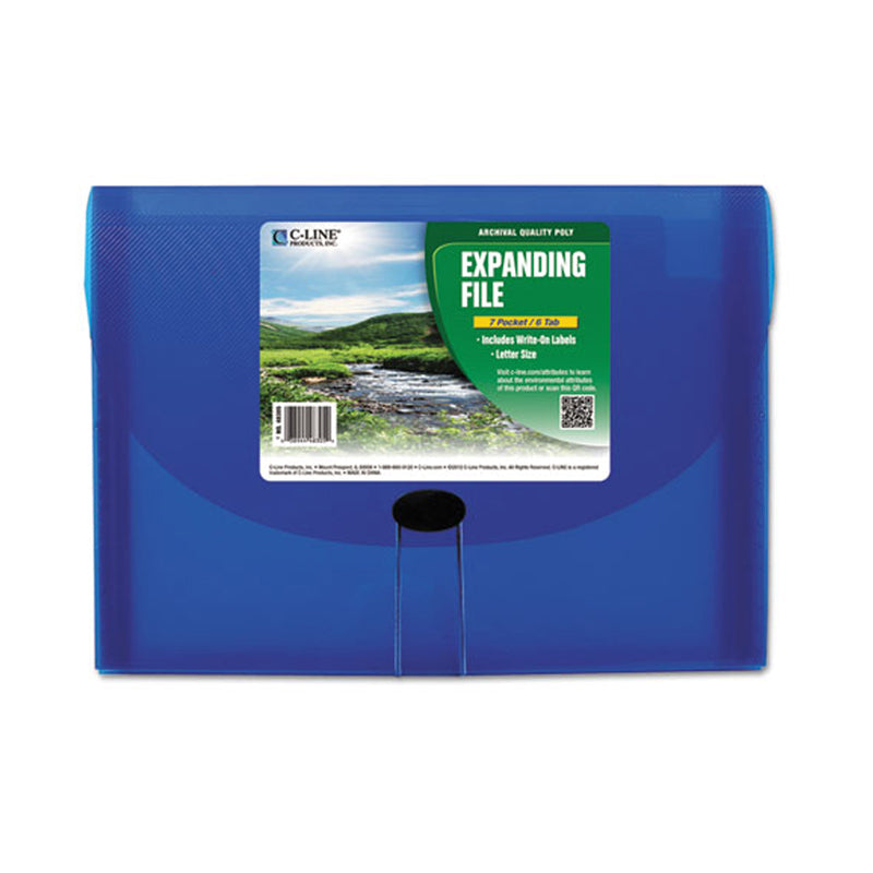Poly Expanding File, 1 5/8" Expansion, Letter