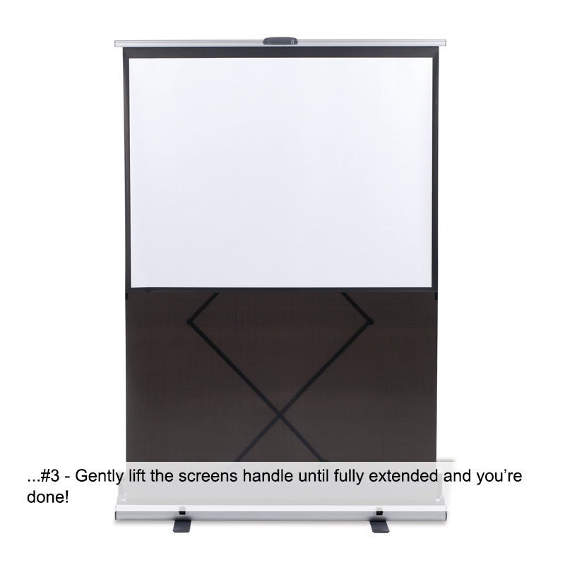 Portable Instant Projection Screen