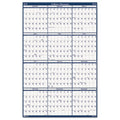 Poster Style Reversible/Erasable Yearly Calendar, 2025