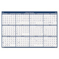 Poster Style Reversible/Erasable Yearly Calendar, 2025