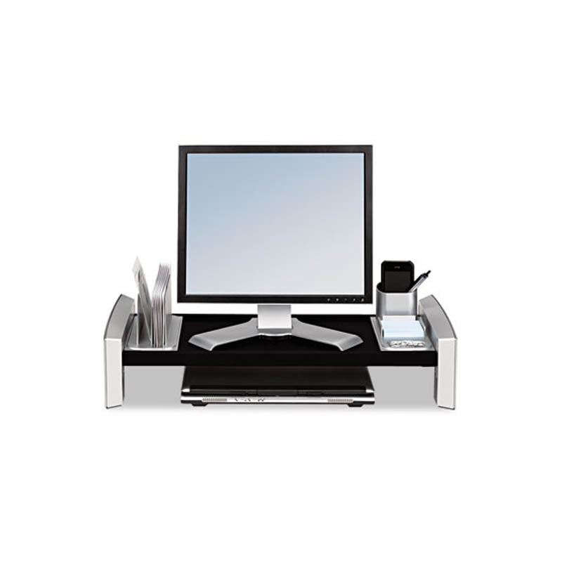 Professional Series Flat Panel Workstation, Black/Silver