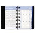 Quicknotes Daily/Monthly Appointment Book/Planner, 4 7/8" X 8", Black, 2024