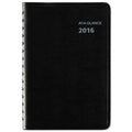 Quicknotes Daily/Monthly Appointment Book/Planner, 4 7/8" X 8", Black, 2024