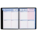 Quicknotes Weekly/Monthly Appointment Book, Black/Pink, 2024