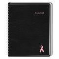 Quicknotes Weekly/Monthly Appointment Book, Black/Pink, 2024