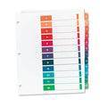 Ready Index Table of Contents Dividers w/ Multicolor Tabs, 1-12, Letter