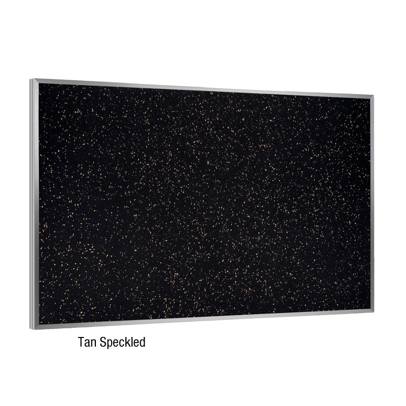 Recycled Rubber Bulletin Board, Aluminum