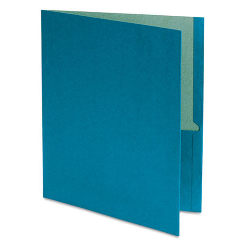 Recycled Twin-Pocket Folders, Letter, Box of 25