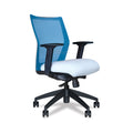 Run Mesh Back Conference Chair w/Swivel Tilt Control & 1-Position Lock, Loop Arms and Aluminum Base