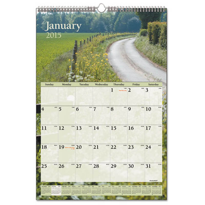 Scenic Monthly Wall Calendar, 2022