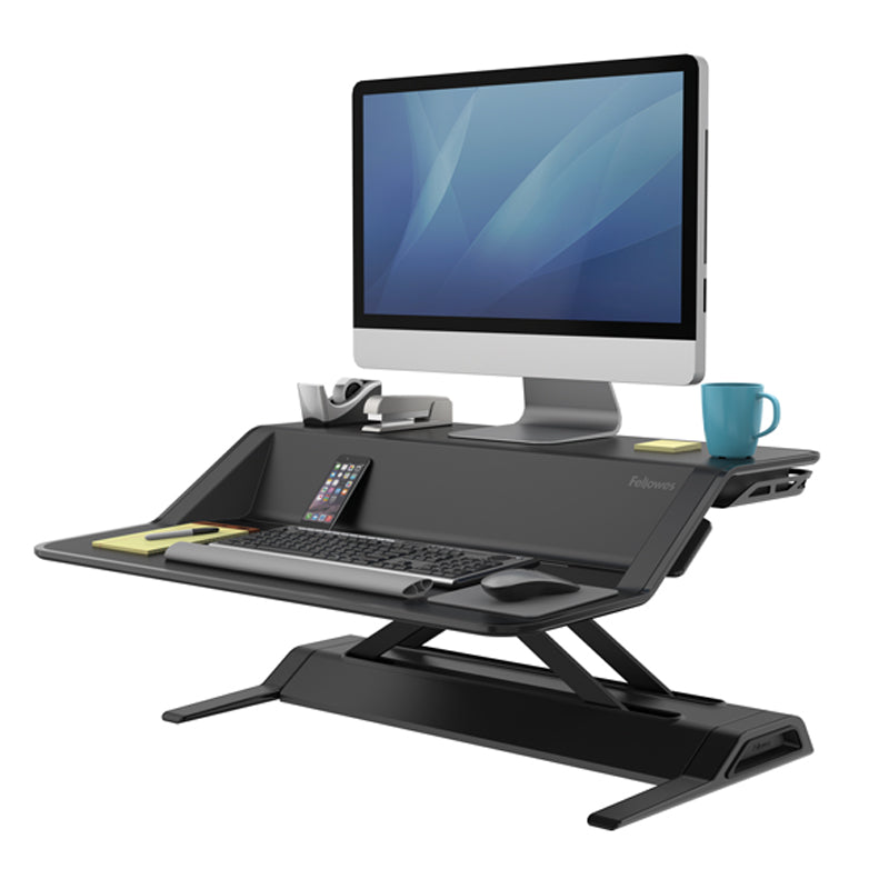 Sit/Stand Desktop Workstation, 32 3/4"w x 24 3/4"d