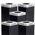 Square-Fecta Recycler, Black