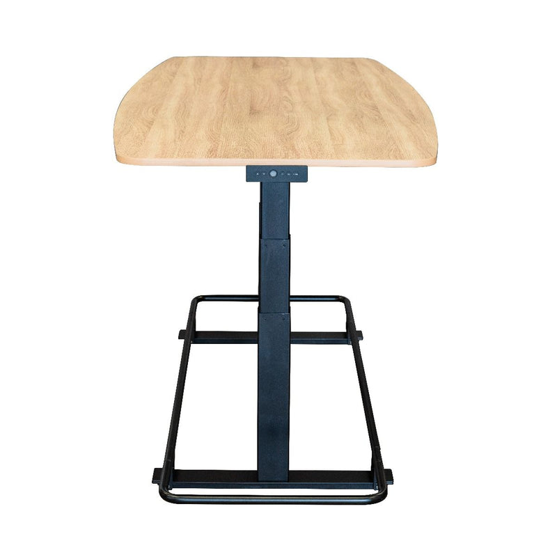 72" Electric Adjustable Conference Table With Footrest Bar