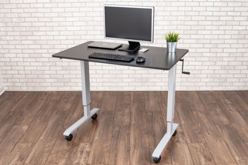 48" High Speed Crank Adjustable Stand Up Desk