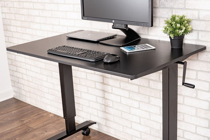 48" High Speed Crank Adjustable Stand Up Desk