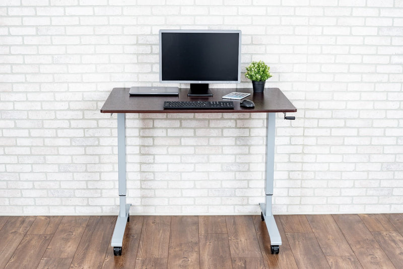 48" High Speed Crank Adjustable Stand Up Desk