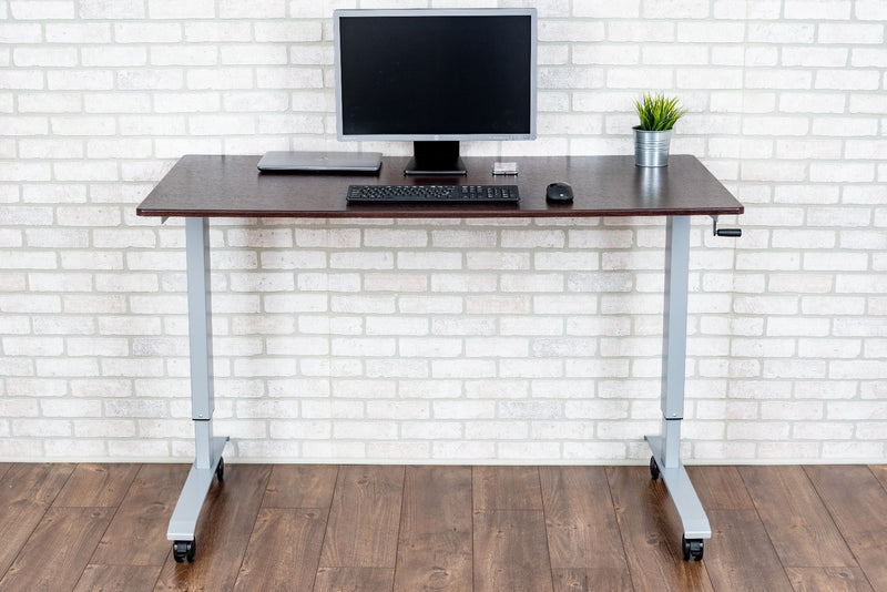 60" High Speed Crank Adjustable Stand Up Desk