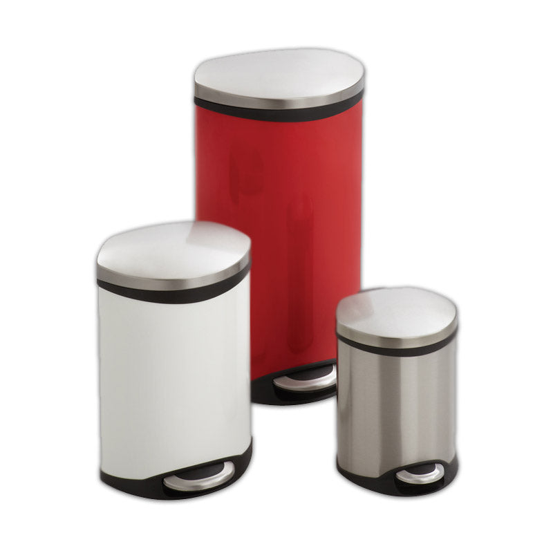 Step-On Elliptical Trash Can