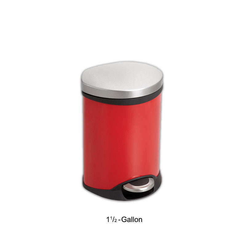Step-On Elliptical Trash Can