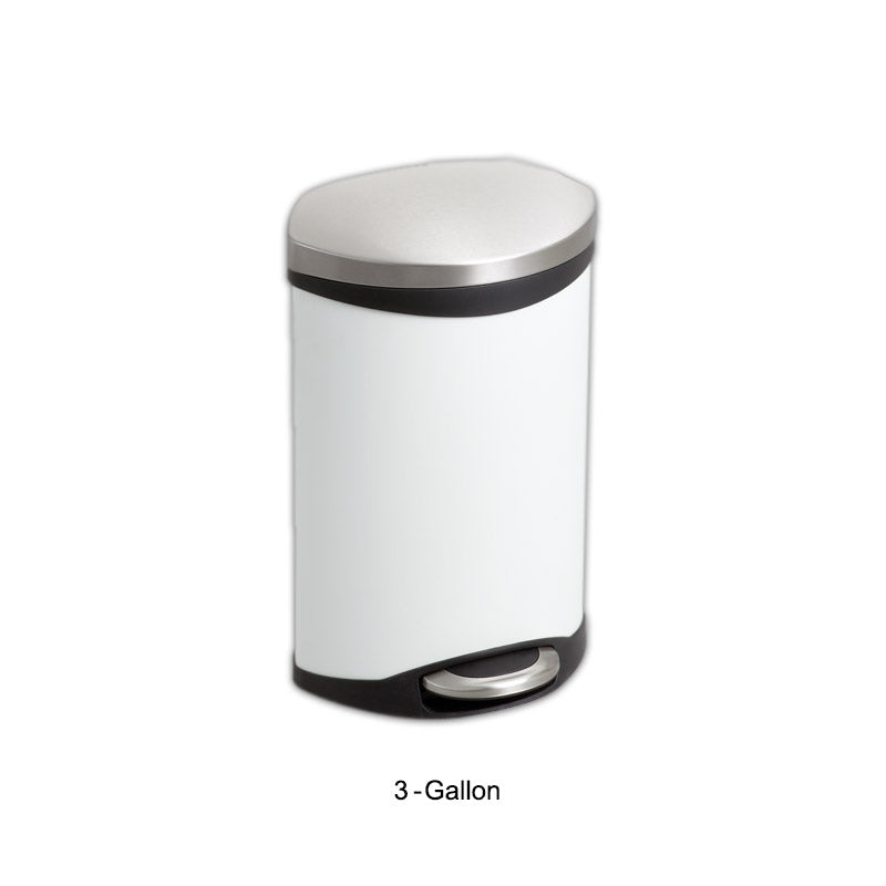 Step-On Elliptical Trash Can
