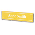 Super Image Cubicle Sign Holder, Clear