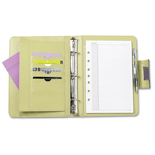 Terramo Refillable Planner, 5 1/2" X 8 1/2", Eggplant