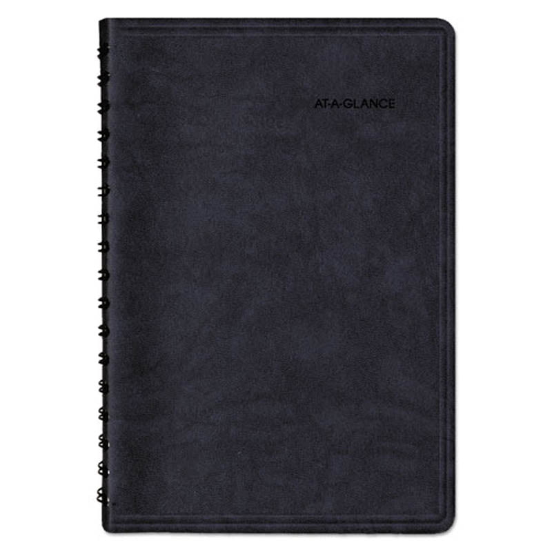 The Action Planner Daily Appointment Book, Black, 2024