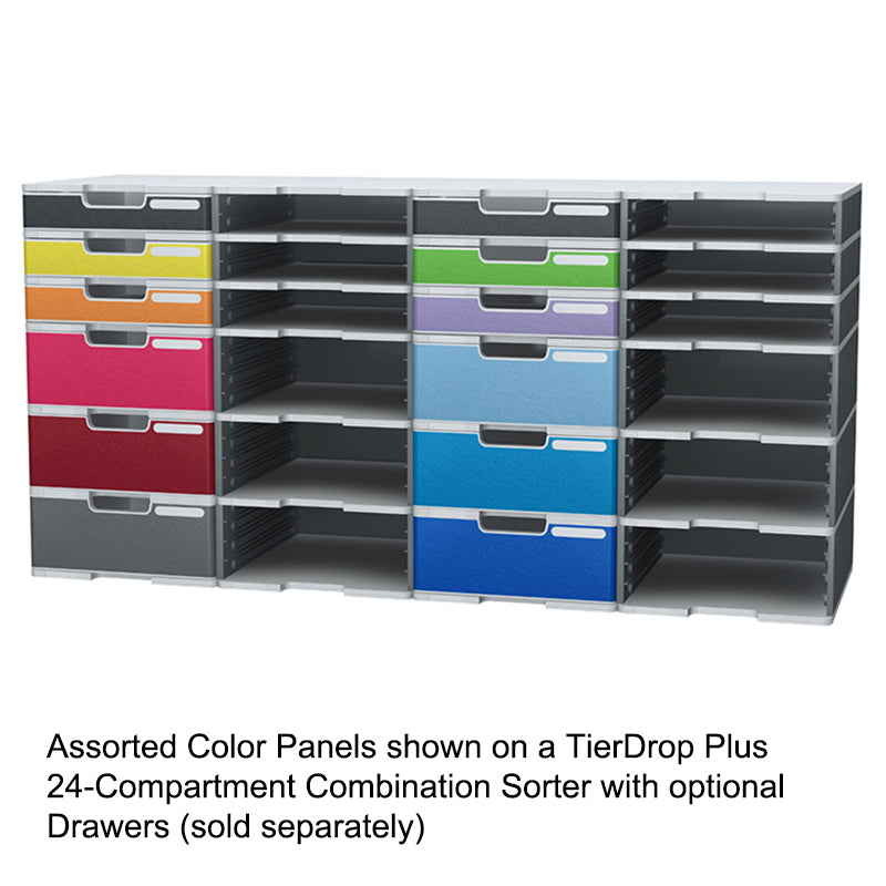 TierDrop PLUS Drawer Panel Kit, Assorted (set of 10)
