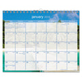 Tropical Escape Wall Calendar, 15" X 12", 2024