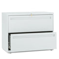 Two-Drawer Heavy-Duty Lateral File Cabinet, 36"w x 19 1/4"d x 28 3/8"h
