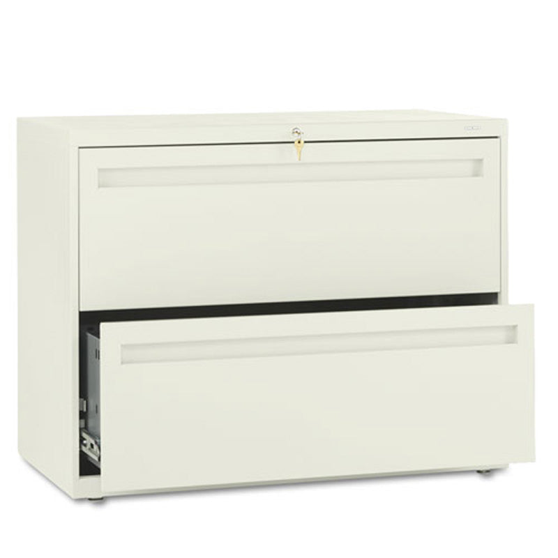 Two-Drawer Heavy-Duty Lateral File Cabinet, 36"w x 19 1/4"d x 28 3/8"h