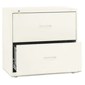 Two-Drawer Lateral File Cabinet, 30"w x 19 1/4"d x 28 3/8"h