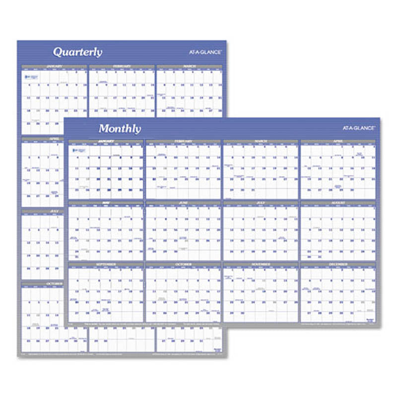 Vertical/Horizontal Erasable Wall Planner, 2025