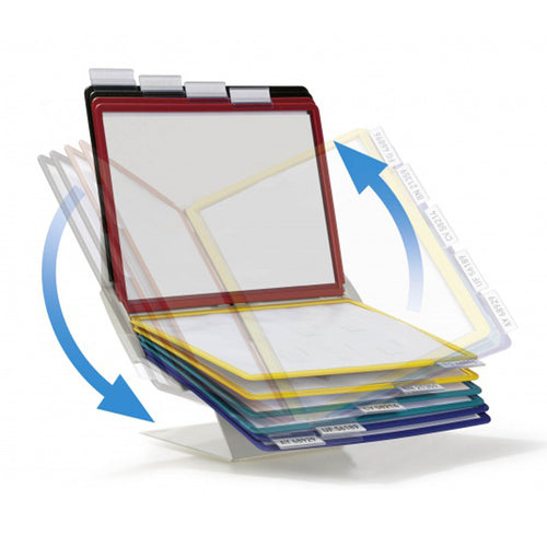 Vario 10-Pocket Wall/Desk Reference Organizer, Assorted Pockets