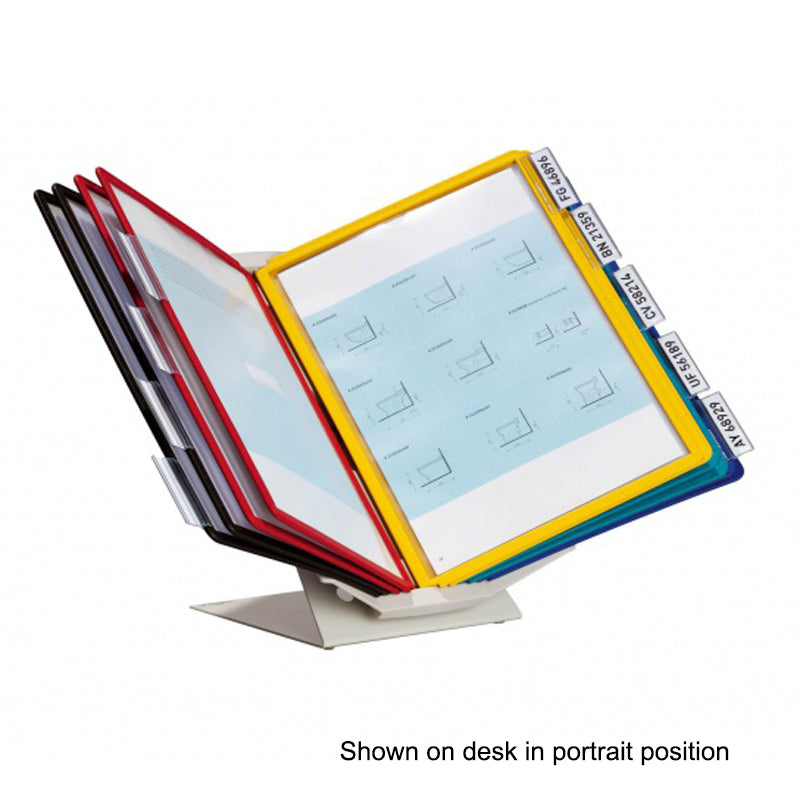 Vario 10-Pocket Wall/Desk Reference Organizer, Assorted Pockets