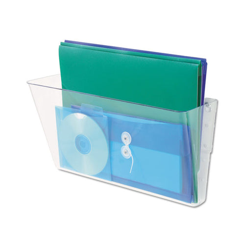 Wall File Add-On Pocket, Letter, Clear
