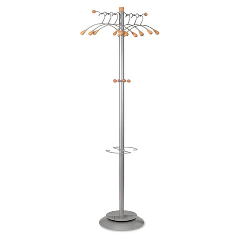Wavy Coat Tree w/6 Hangers | Ultimate Office