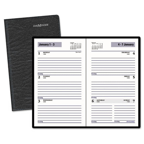 Weekly Pocket Planner, 3 1/2" X 6 3/16", Black, 2024