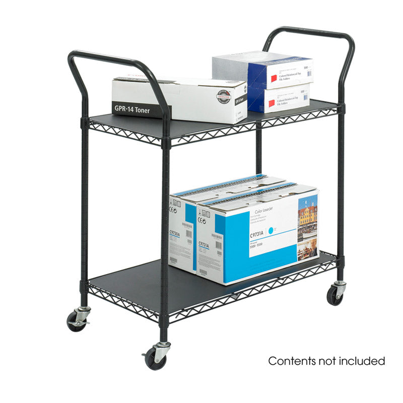 Wire Utility Carts, Black