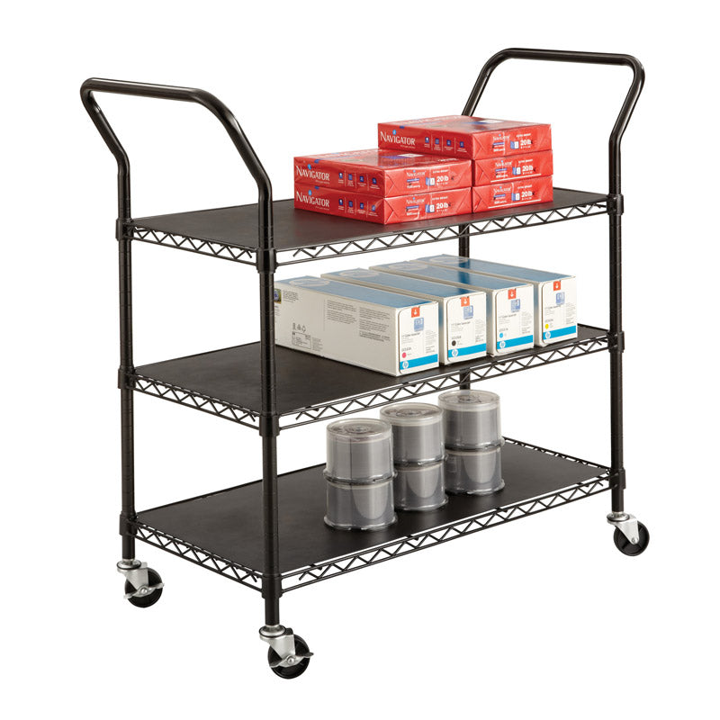 Wire Utility Carts, Black